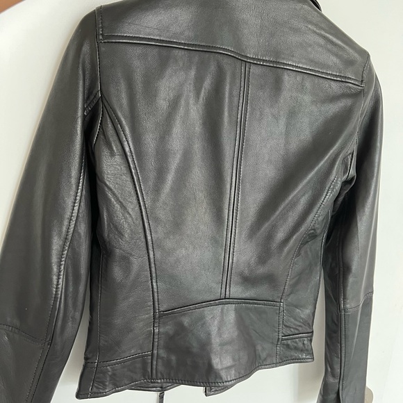 ZARA leather jacket - like new!! - Picture 6 of 7